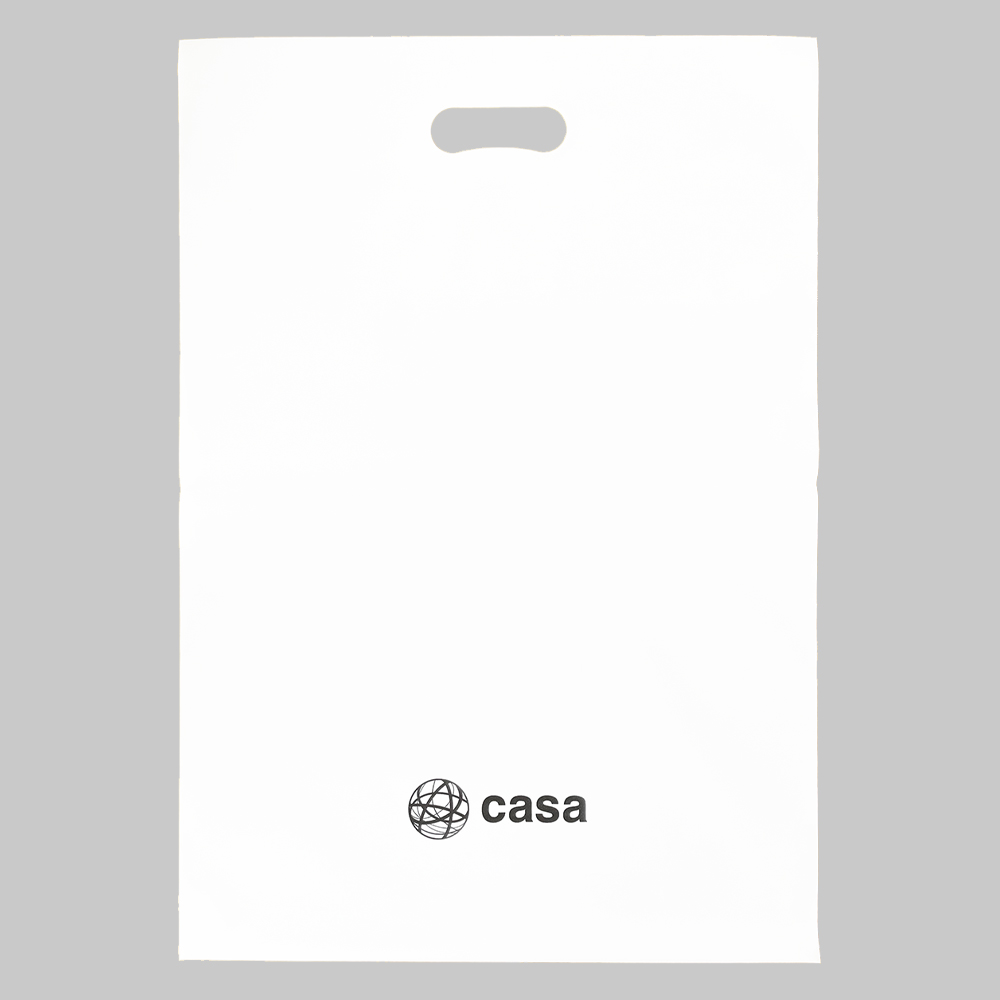 casa ビニールバッグ（スタンプ風ロゴデザイン）